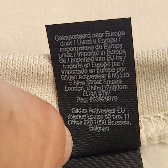 Spain Adult Unisex Crewneck Sweatshirt In Sand Size S. - Picture 5 of 12